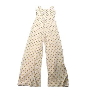 Dee elly polka dots jumpsuit wide leg size small